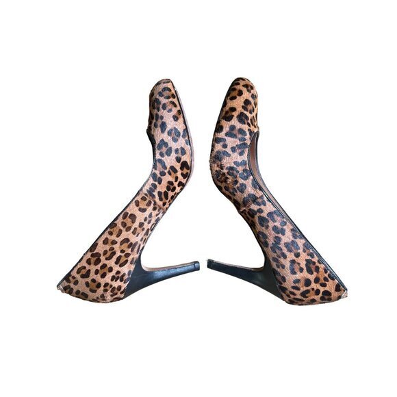 Corso Como Women's‎ High Heel Size 8 Leopard Print Calf Hair Pumps Shoes - Picture 6 of 10
